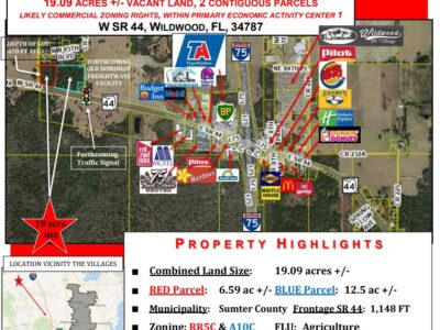 Photo of SR 44 Near I-75, 19.09 acre Land Site, Adjacent New 100 ac +/- Old Dominion Freight